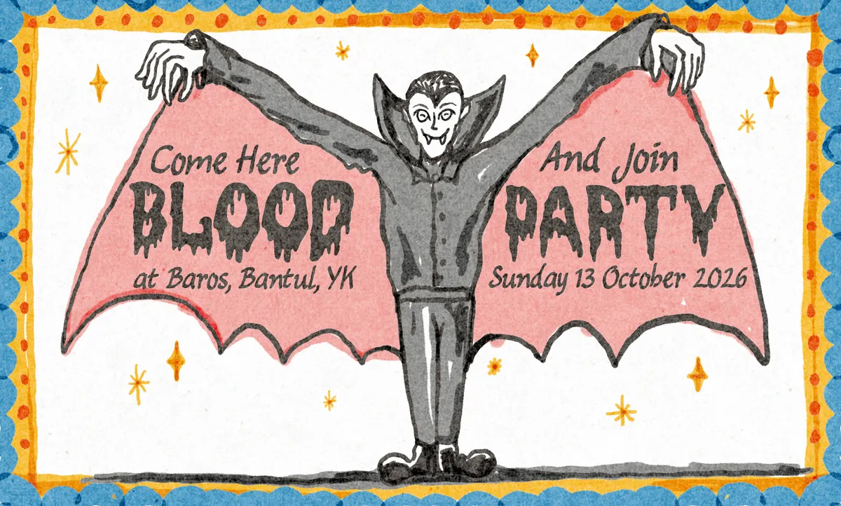 Blood Face - Hand Drawn Creepy Display Font