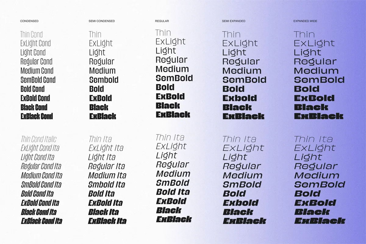 Spanik - Bold Display Sans Serif Superfamily