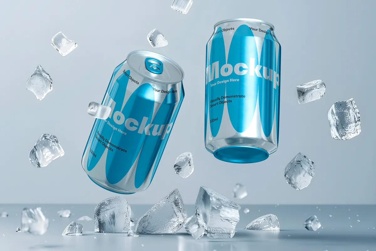 Frozen Can Mockup Set