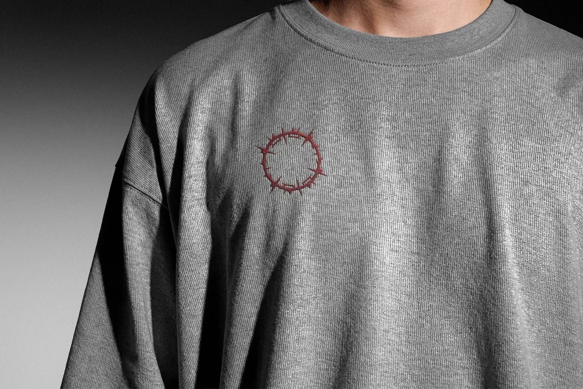Sweatshirt Embroidery Mockup