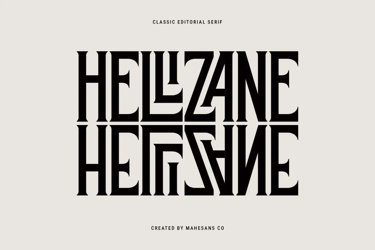 Elanche - Classic Editorial Serif Font