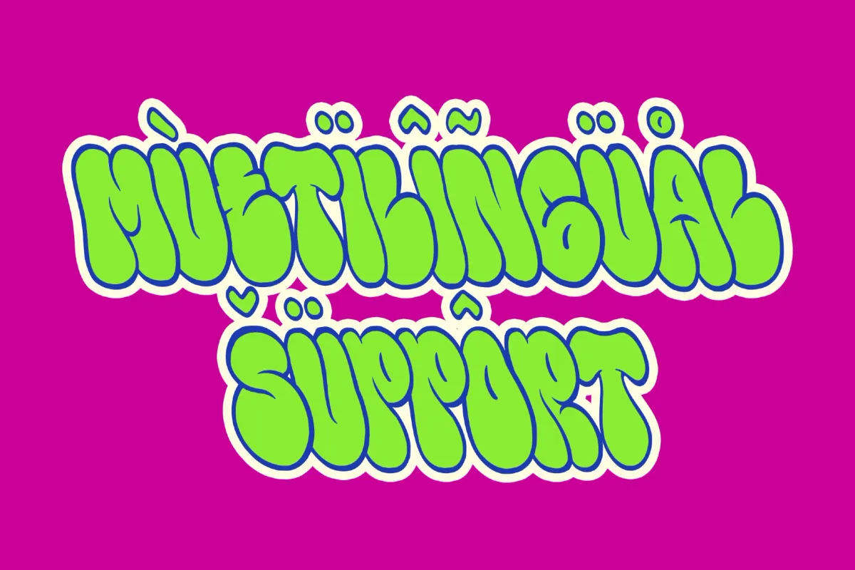 Bombify — Graffiti Bubble Font