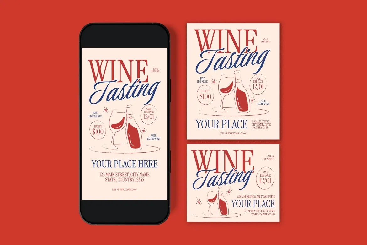 Wine Tasting Flyer