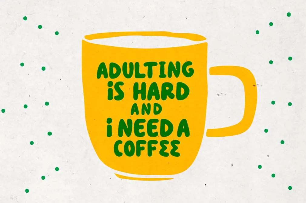 Morning Person — Cute Bold Font