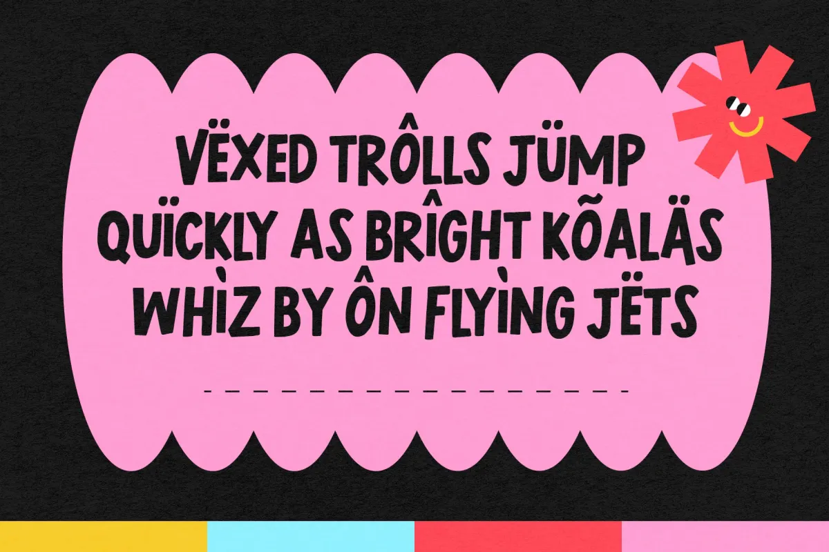 Squibloop Bouncy Sans Serif Font