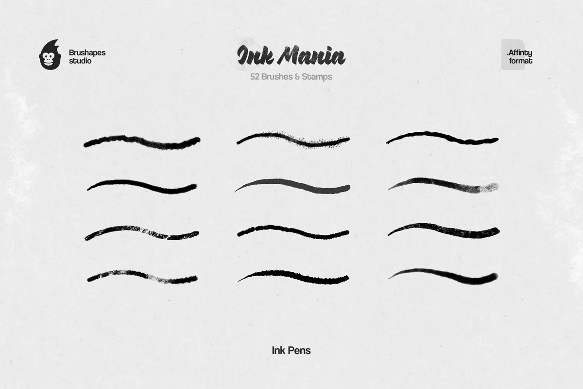 Ink Mania Affinity Designer Brushes