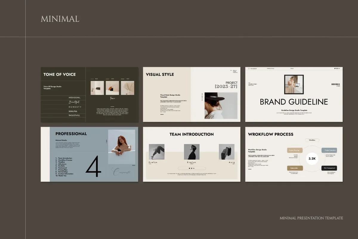 Minimal Presentation Template