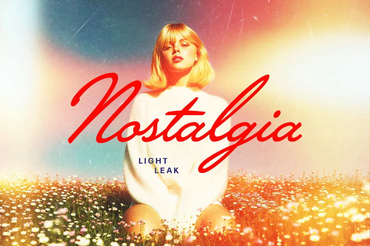 Nostalgia Light Leak Photo Effect