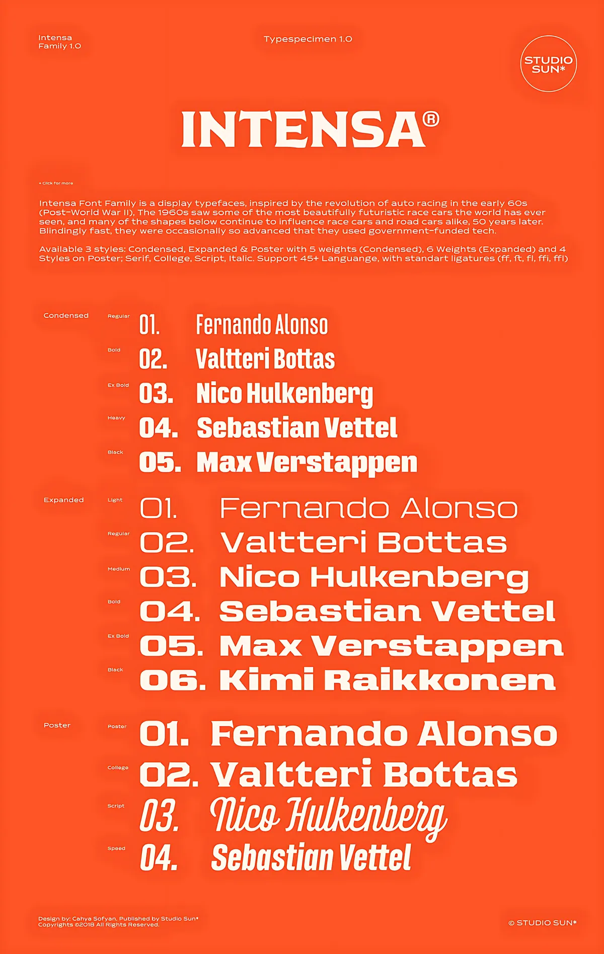 Intensa Font Family