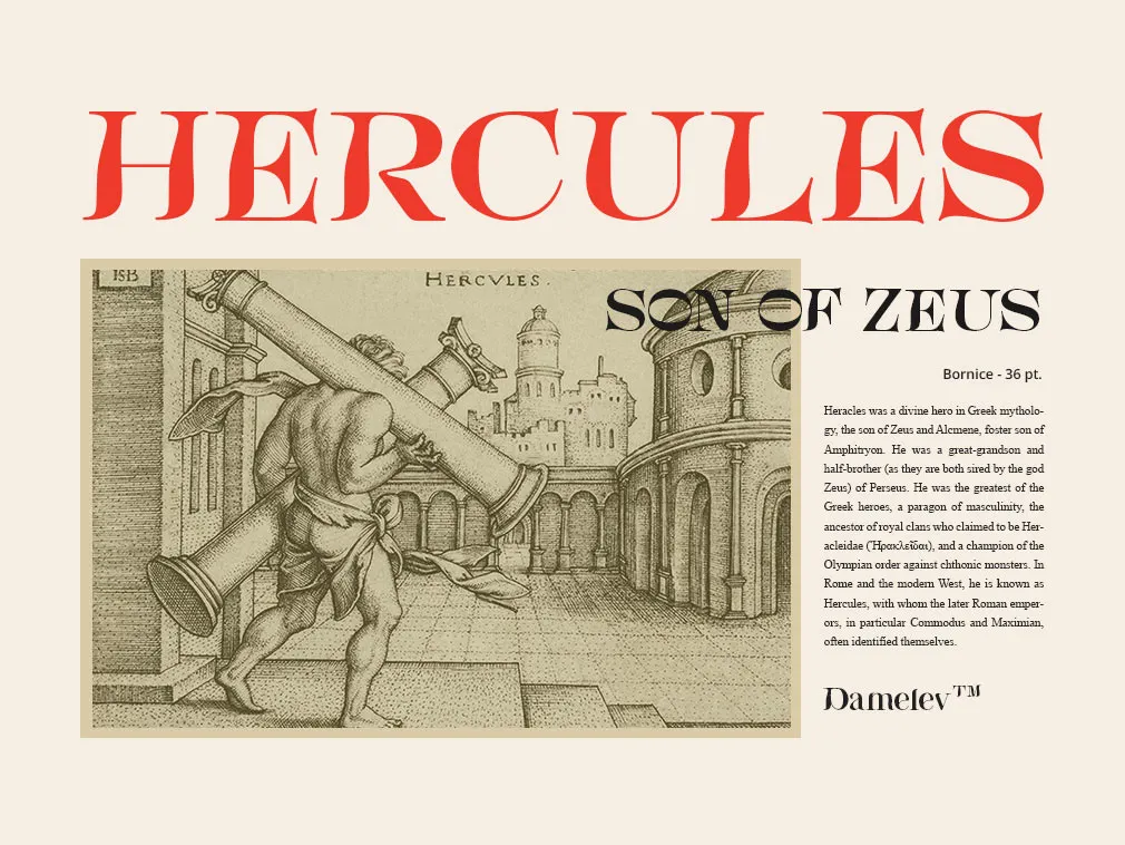 Bornice Serif Font