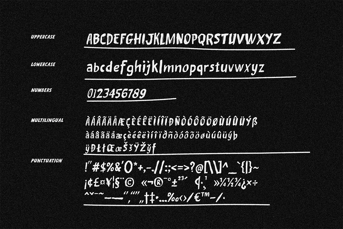 BloodBeth – Horror Brush Font