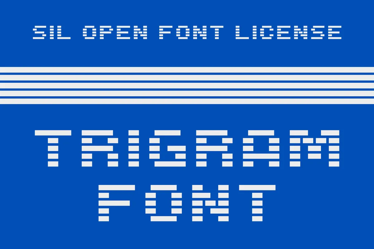 Trigram Font