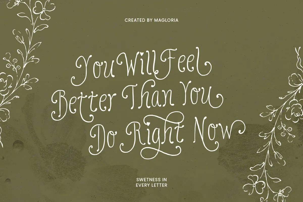 Magloria - Swirly Handwritten Font
