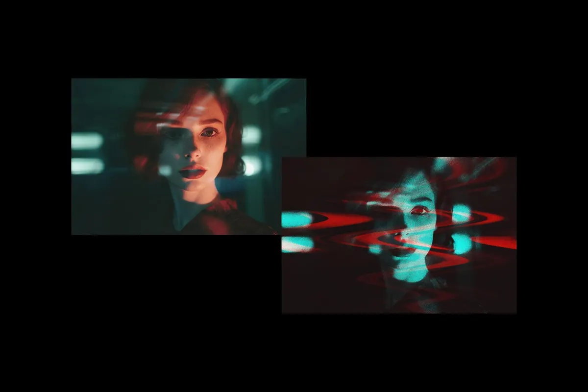 Flicker Glitch Photo Effect