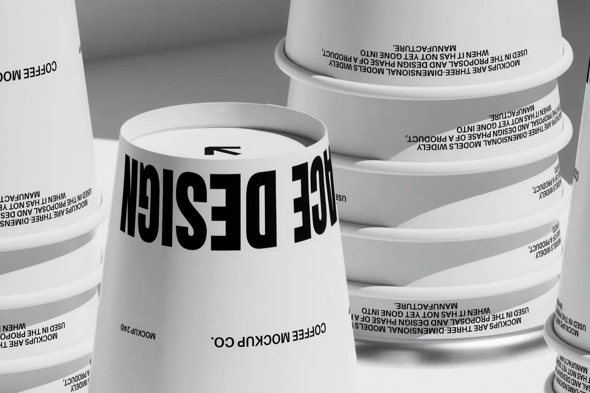Paper Cup Dispenser Mockup