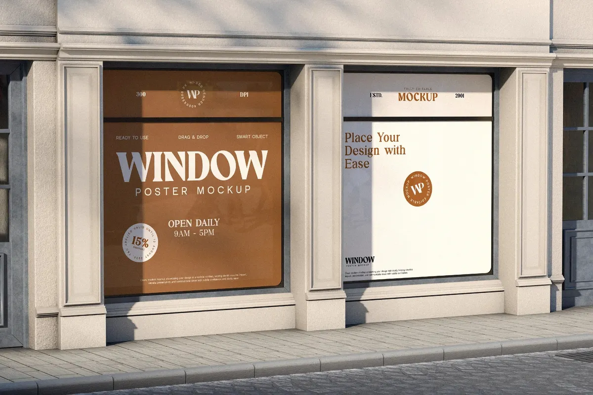 Storefront Window Mockup