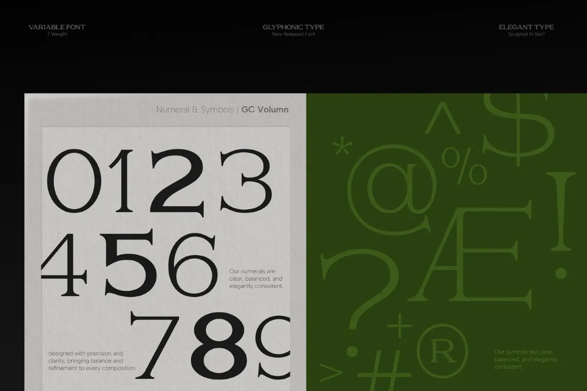 GC Volumn - Elegant Serif Font
