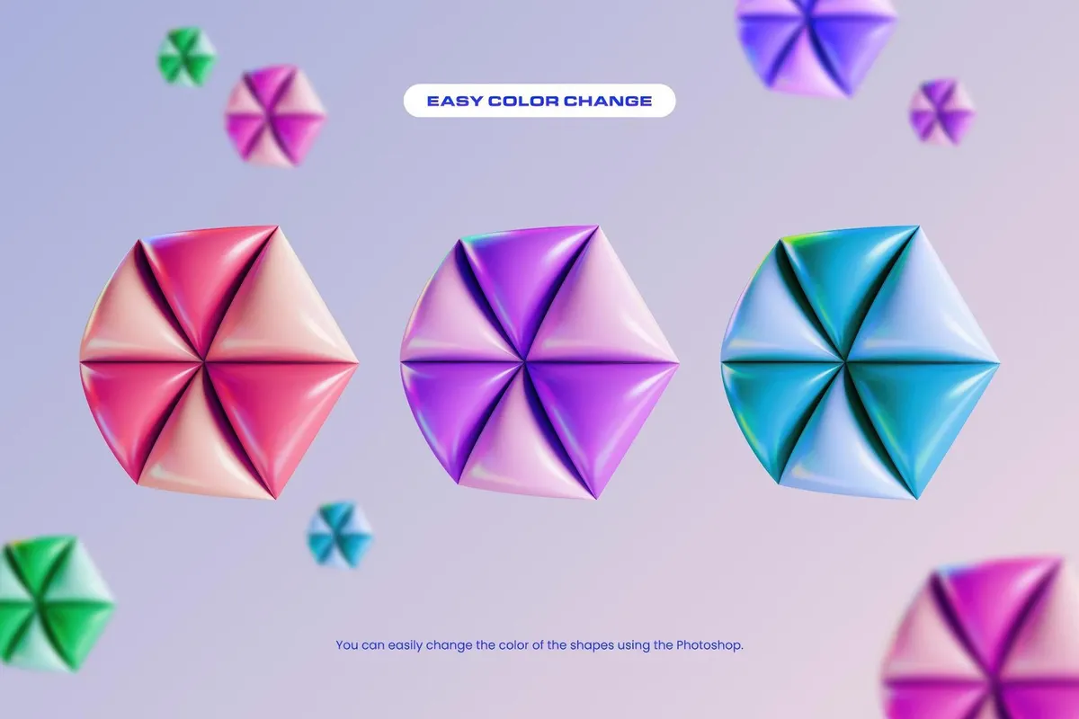 GEO/3D 220+ Colorful Illustrations