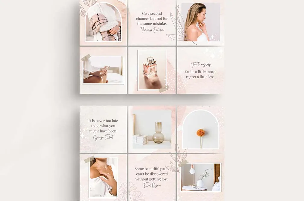 Tender Instagram Puzzle Template