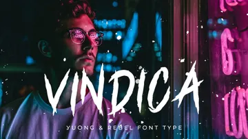 Vindica Rebel Brush Font