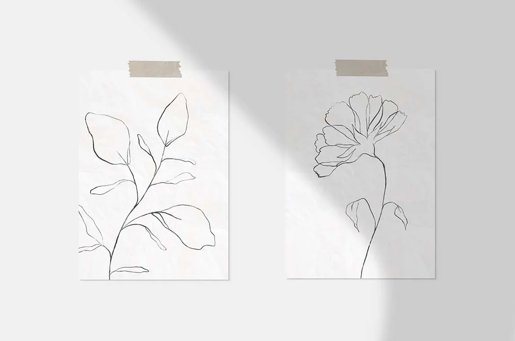 Botanical Line Art Pack
