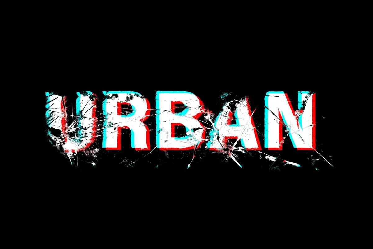 Glitch Distortion Text Effect