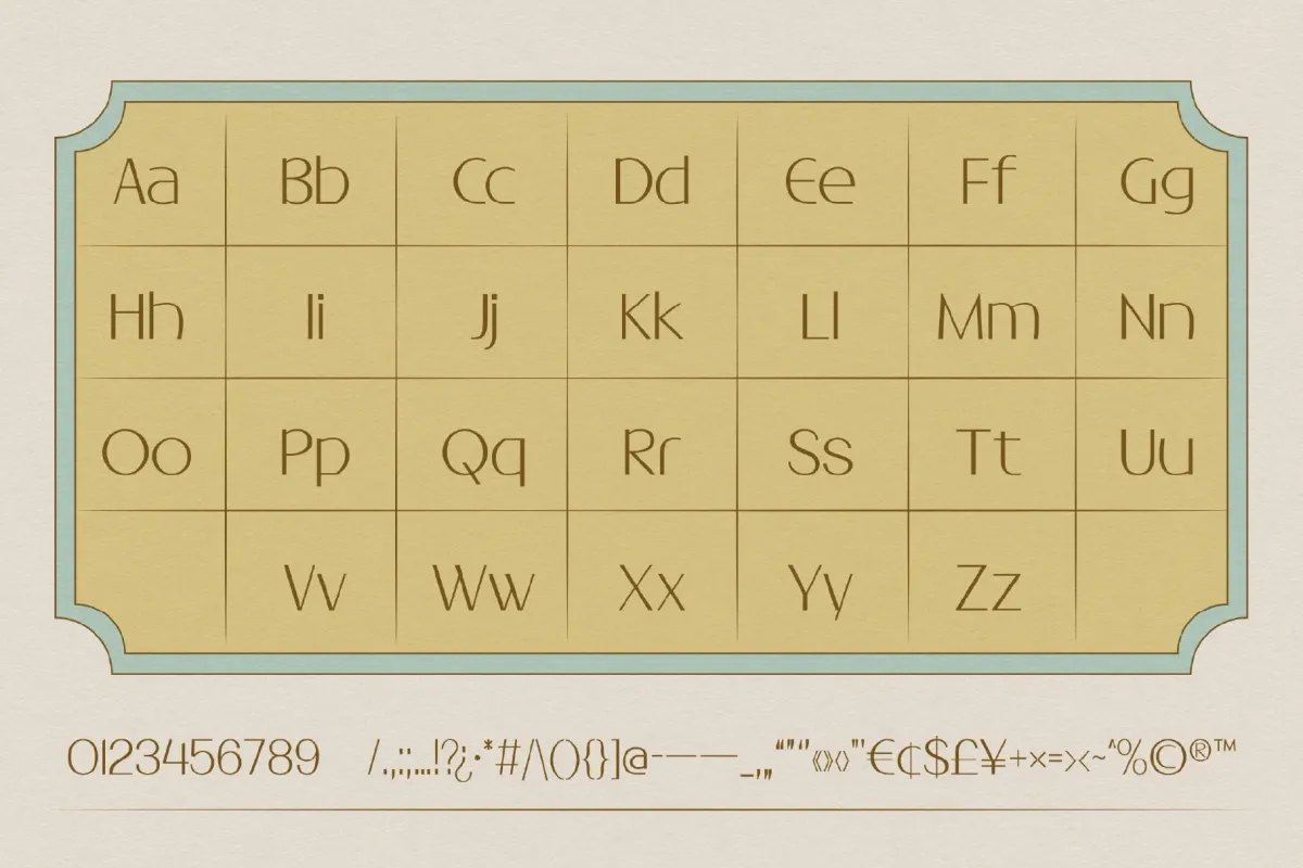 Modettra Font