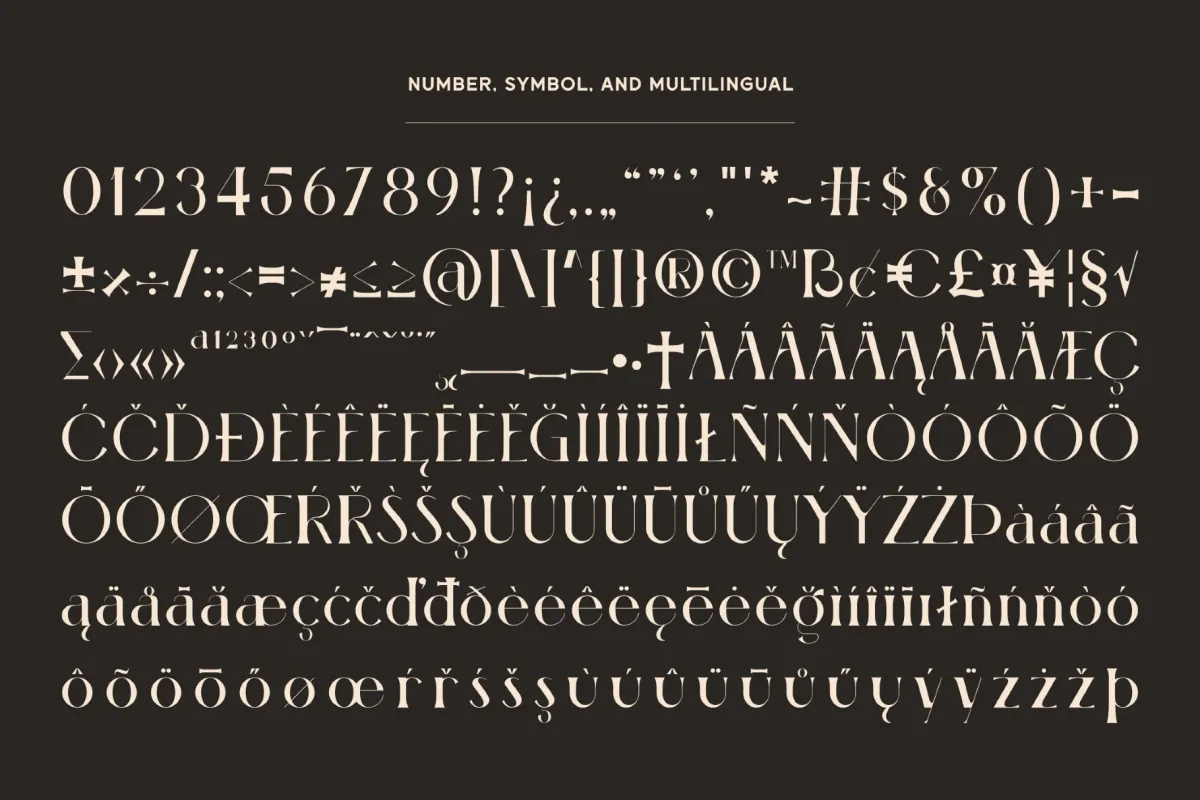 Amerta - High Contrast Serif Font