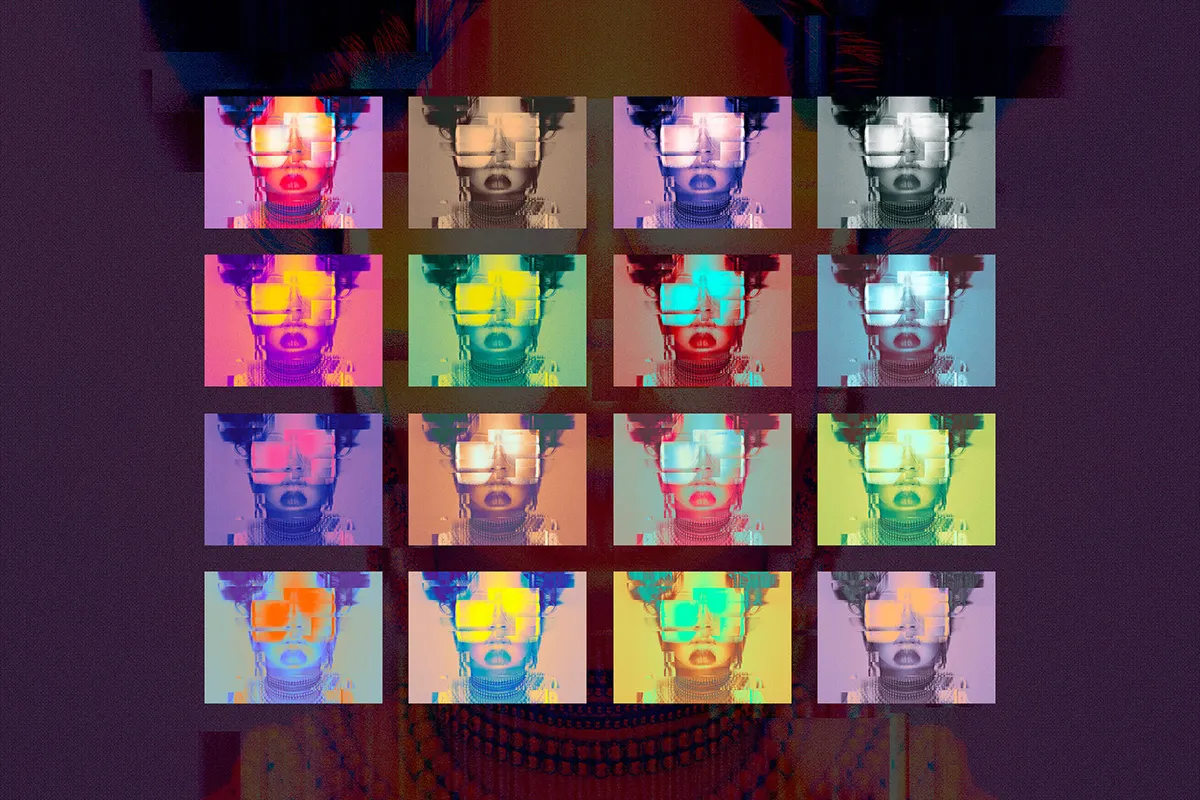Distortion Glitch Photo Effects
