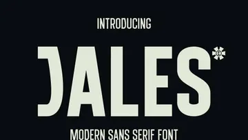 JALES Modern Sans Serif Font