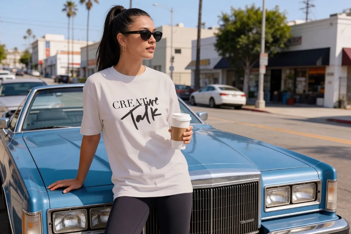 T-Shirt Mockup Lifestyle Scenes