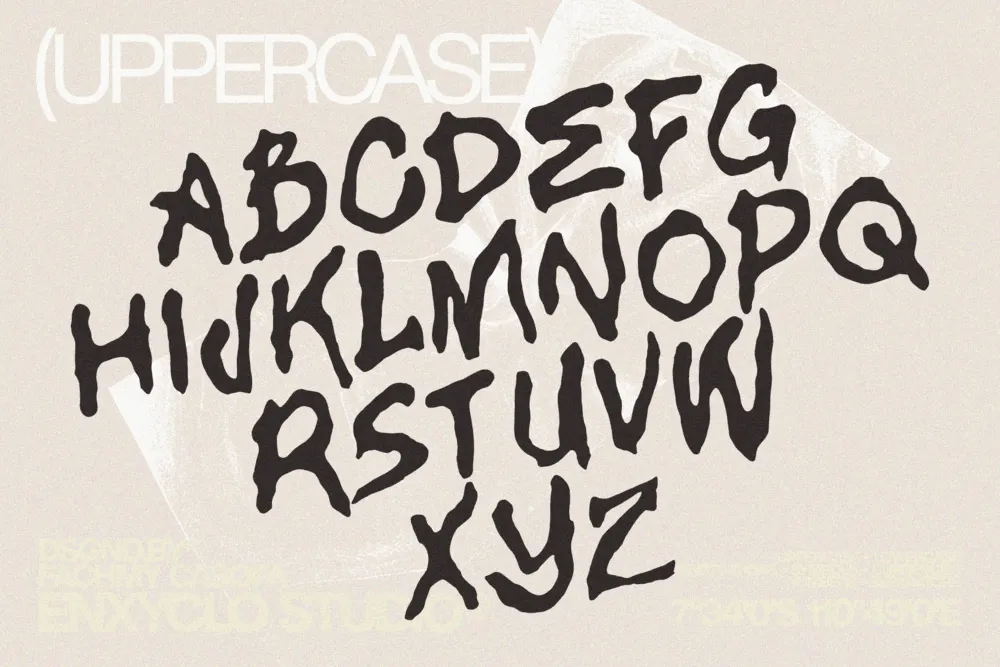 Enghola - Urban Graffiti Brush Font