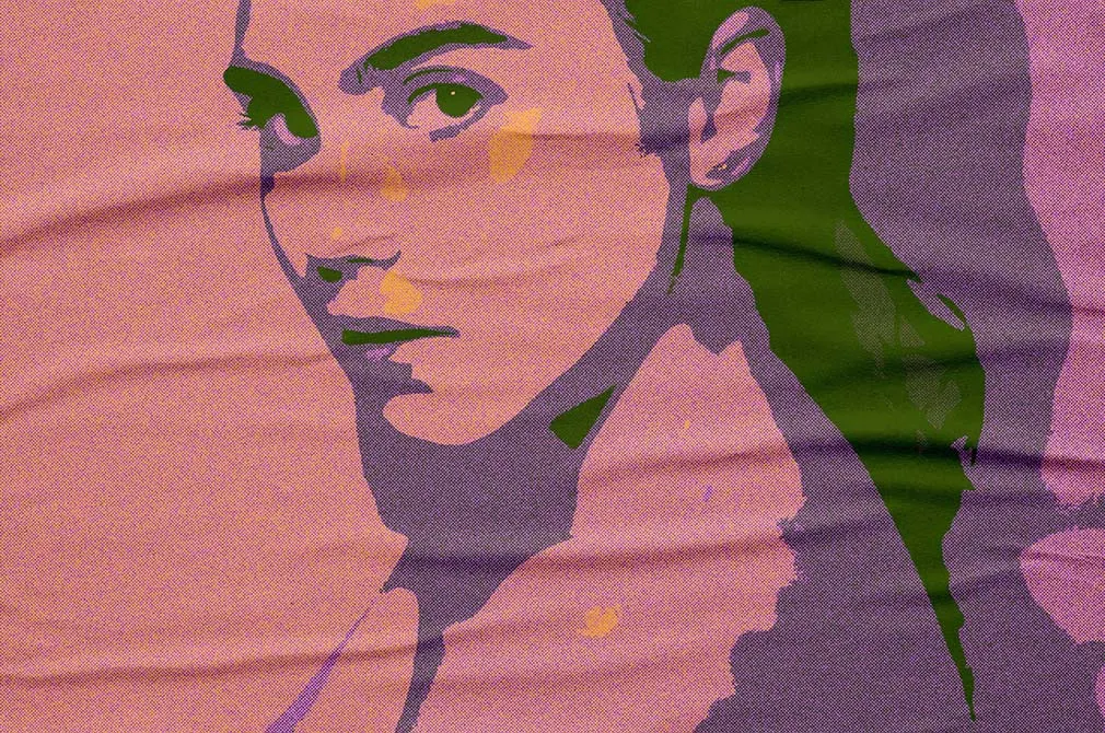 Glued Pop Art Photo Effect