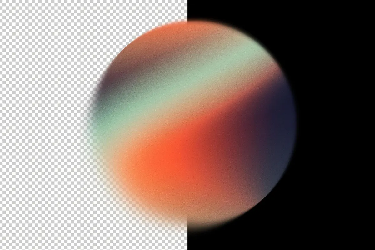 Gradient Texture Shapes Collection