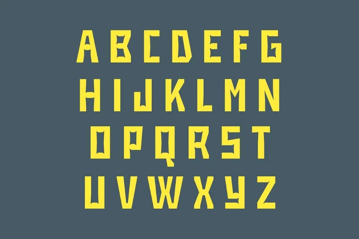 Pescante Block Font