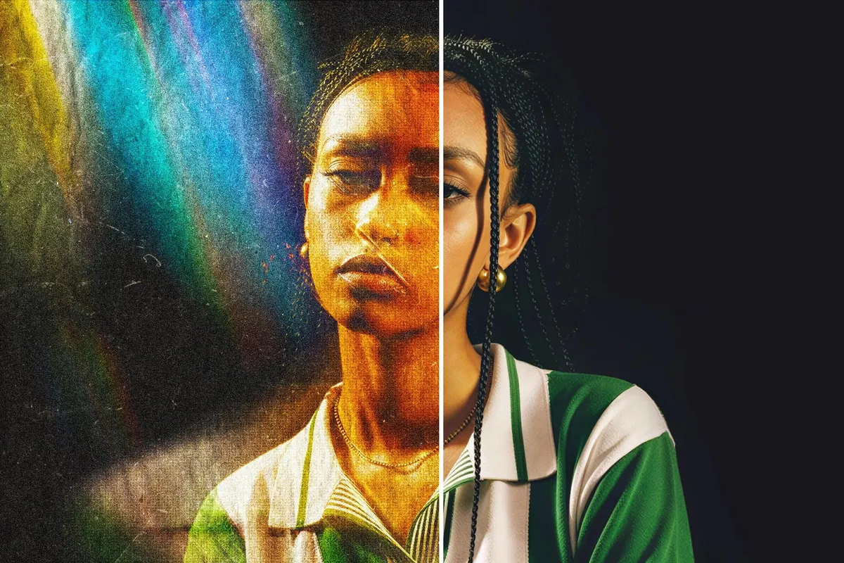 Old Aura Leak Photo Effect
