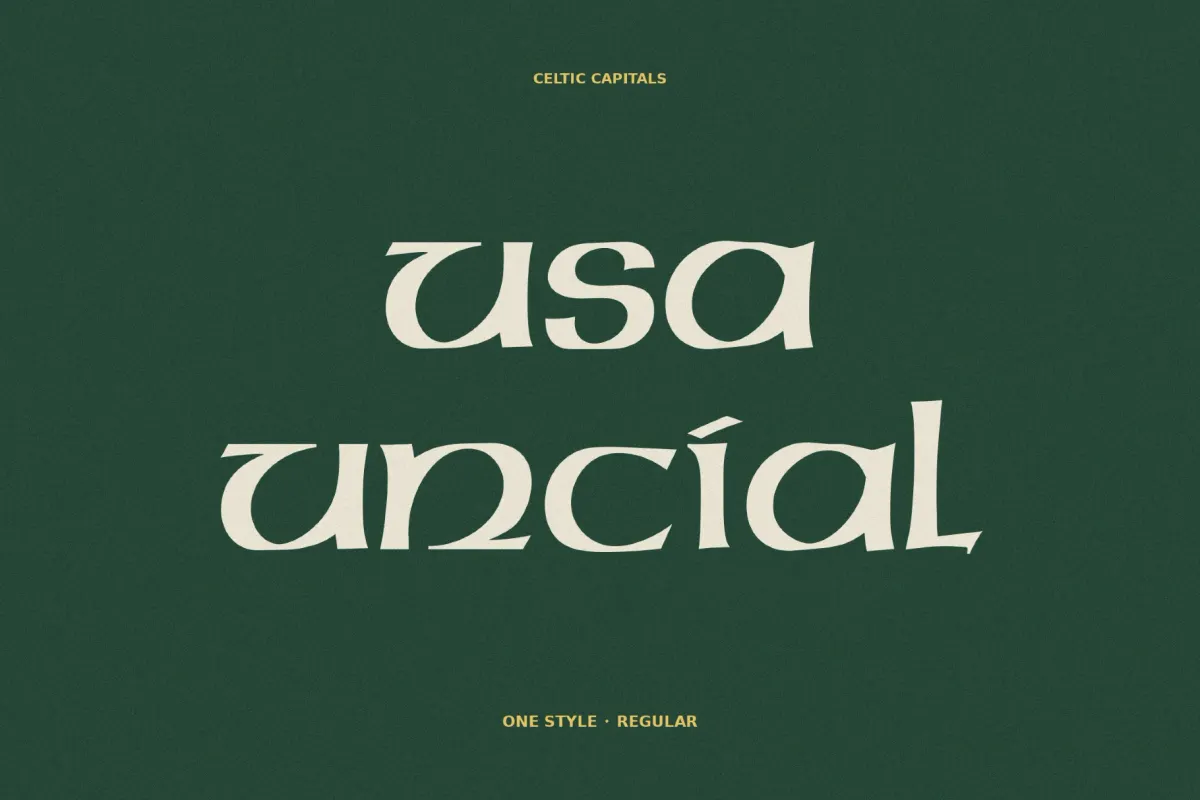 USA Uncial Font