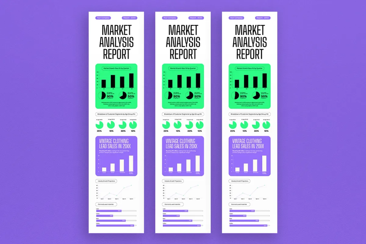 Market Analysis Report Infographic