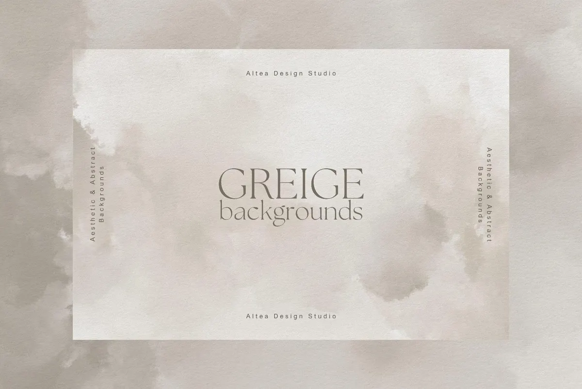 Greige Watercolor Texture Backgrounds