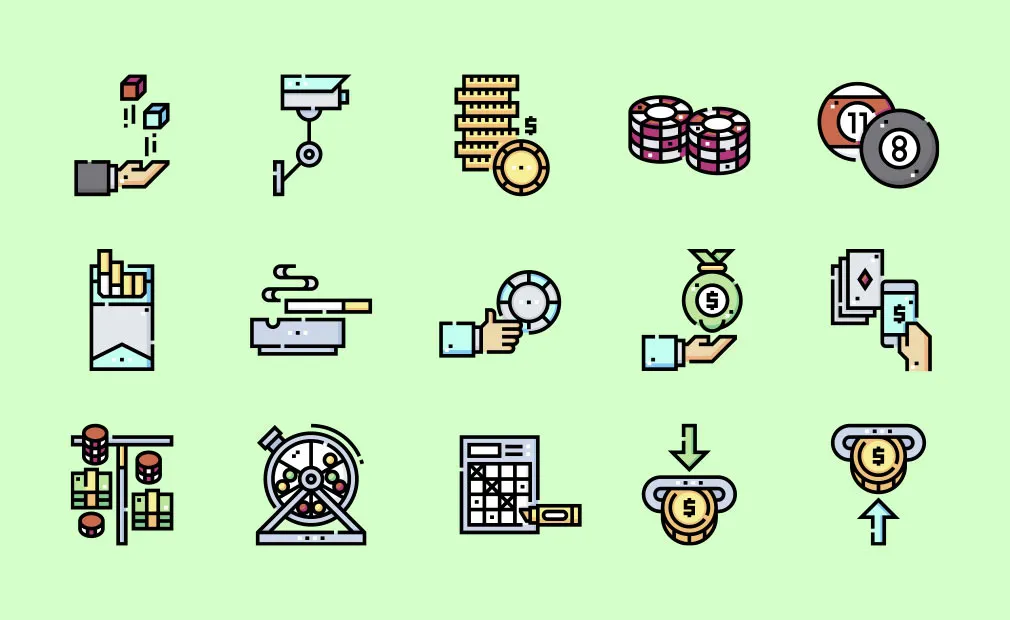 Casino Vector Icons