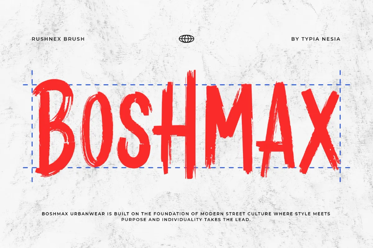 Rushnex - Bold Brush Display Font