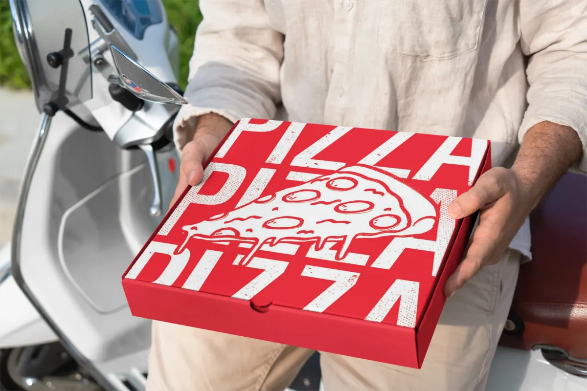 Pizza Box Mockups Set