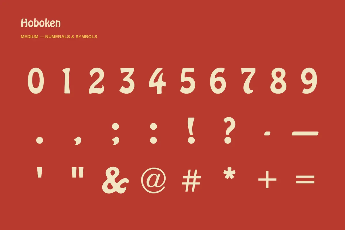 Hoboken - 70s Groovy Font