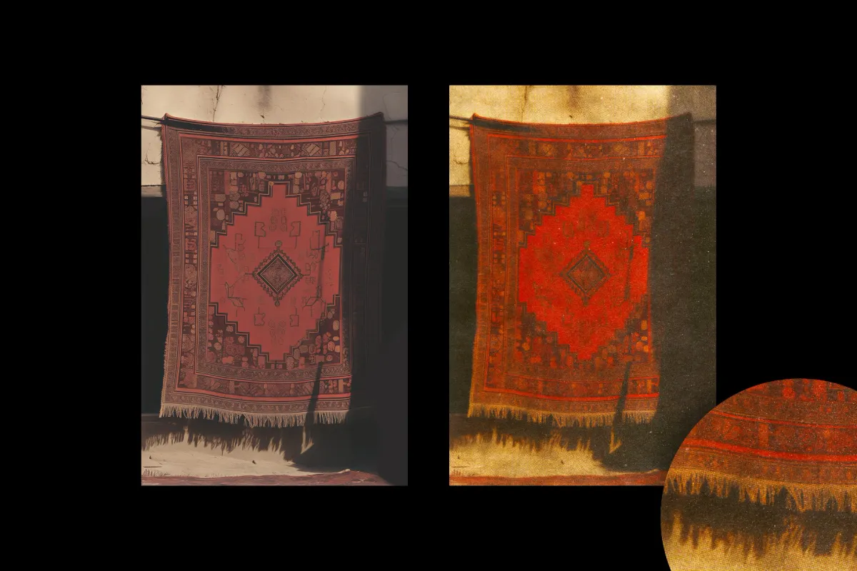 Blurred Dust Paper Photo Effect