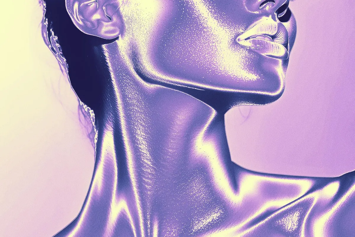 Metallic Shine Photo Effect