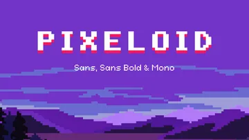 Pixeloid Font Family