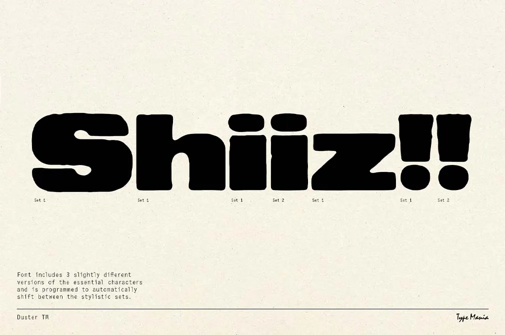 Duster TM | Heavy Distressed Type