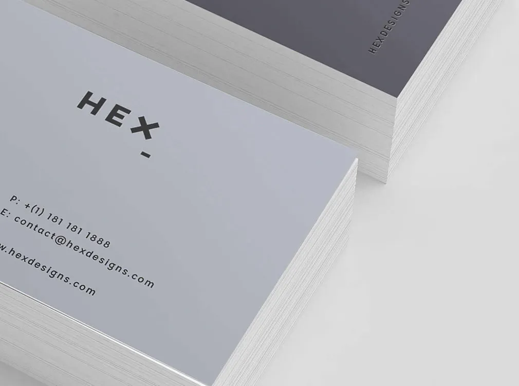 HEX Business Card Template
