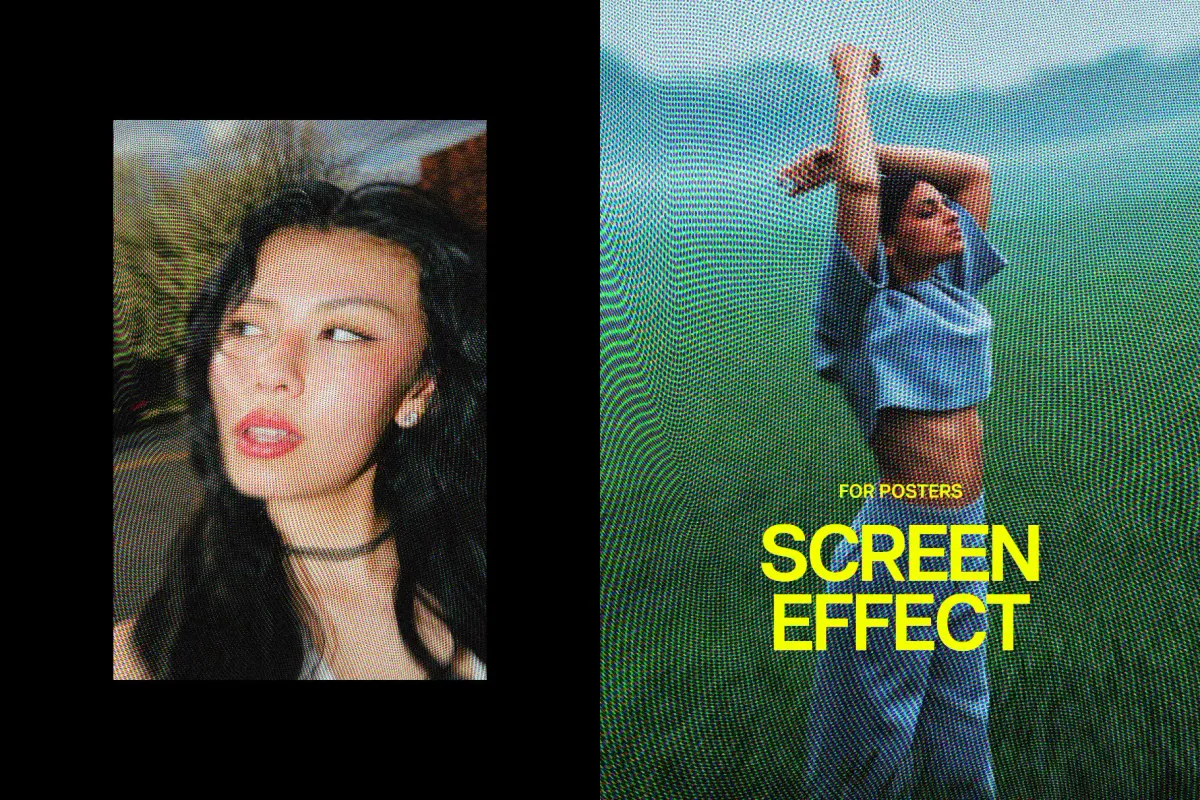 Screen Poster Photo Effect