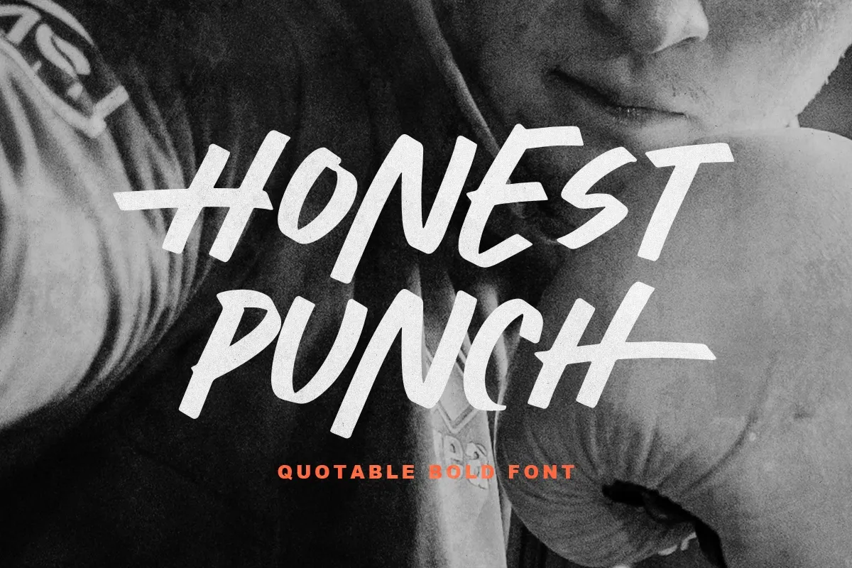 Honest Punch - Quotable Bold Font